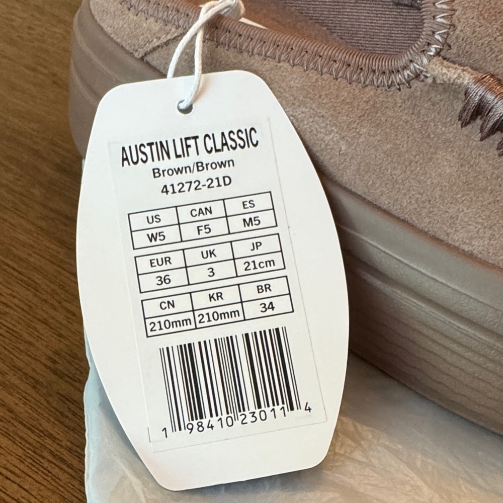 Hey Dude Women’s Suede Slip-On Shoes in Light Brown - Picture 2 of 7